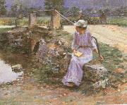 Theodore Robinson La debacle oil painting on canvas